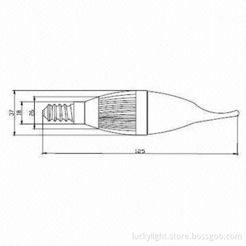 3W AC 10-240V High Power Decoration LED Candle Light, E14 Lamp Base